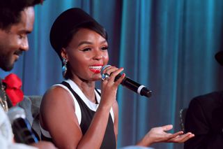 Janelle Monae at a Grammy Museum special panel on December 20, 2023.