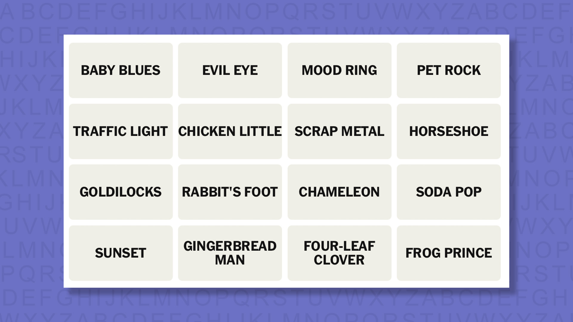 NYT Connections hints for game 1012 on a purple background