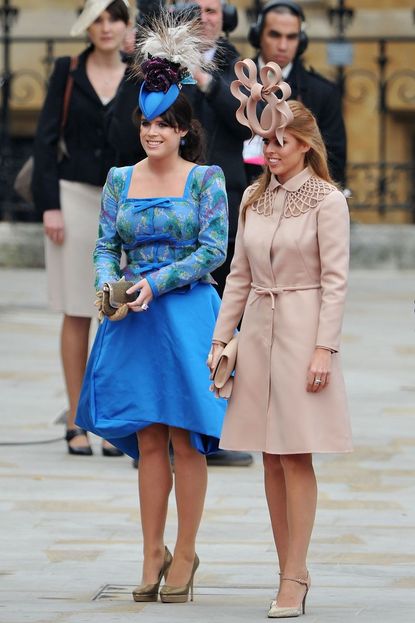 Princess Eugenie and Beatrice's Wedding Outfits, 2011