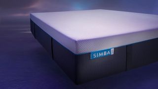 Simba Hybrid Luxe mattress, press shot