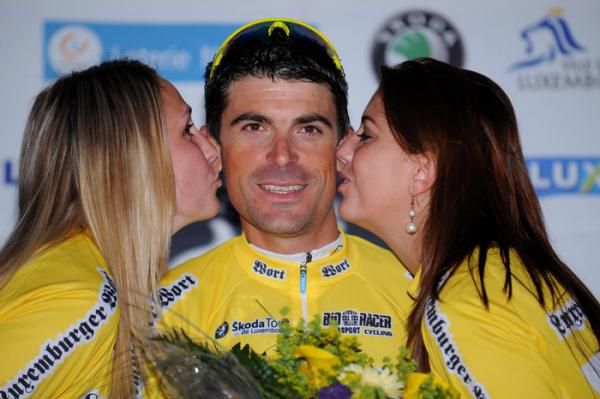 Jimmy Engoulvent (Saur-Sojasun) earned the Tour of Luxembourg's first leader's jersey.