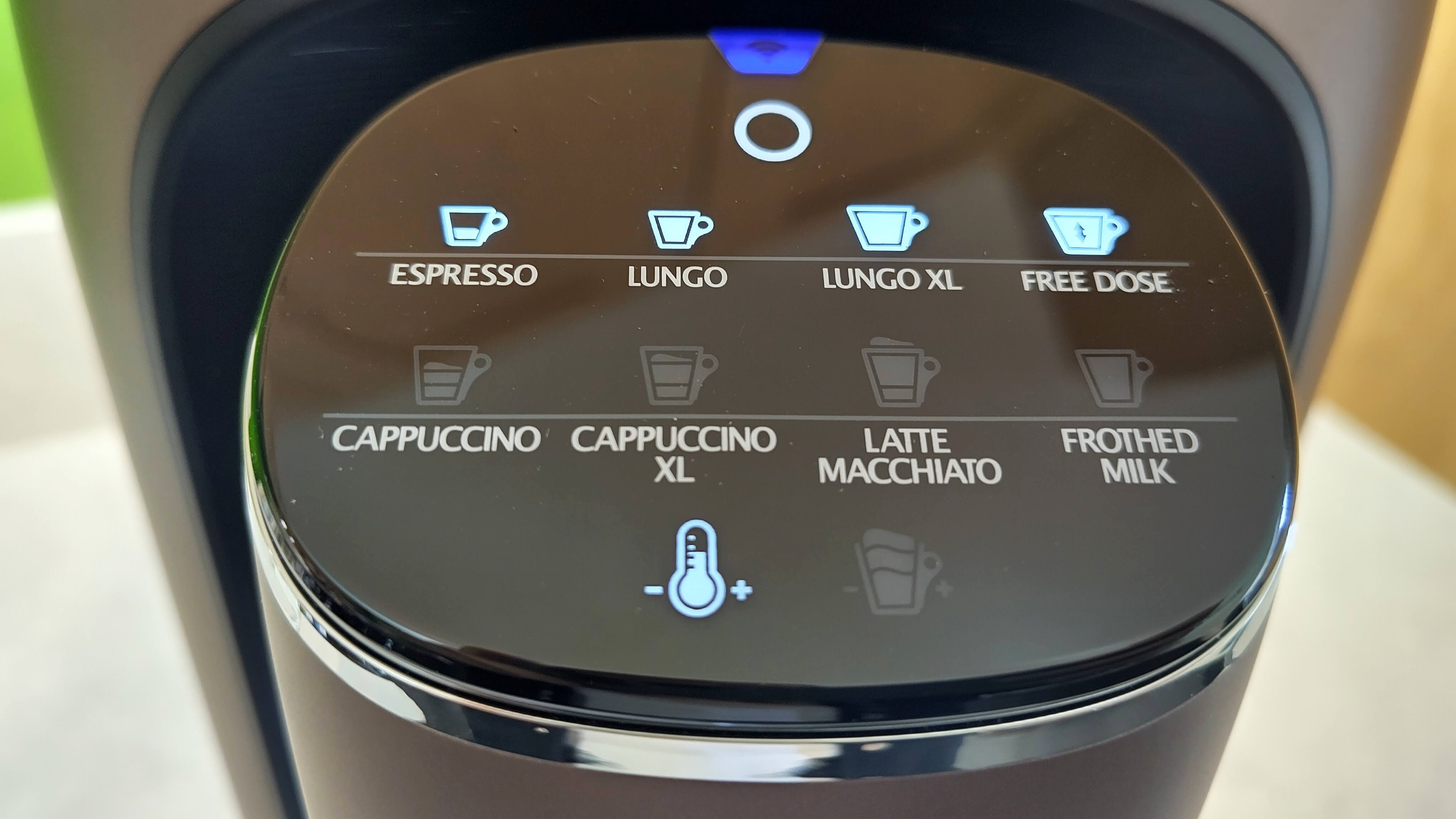 Lavazza Assoluta espresso machine control panel