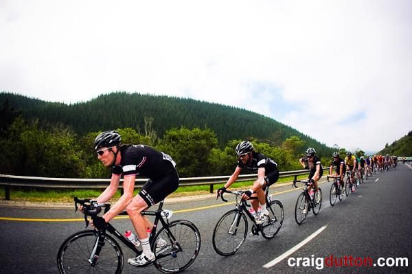 Rapha Condor-Sharp controlling the race.