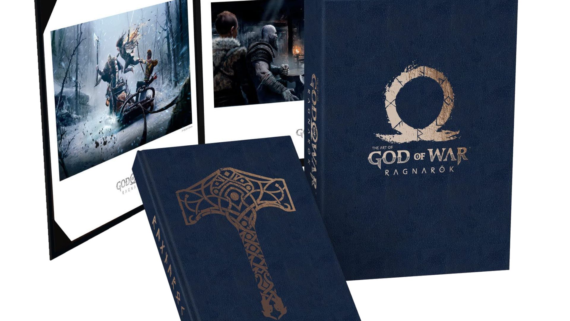 The deluxe God of War Ragnarok artbook is bloody gorgeous