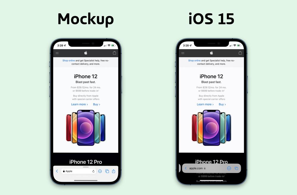 Safari Ios 15 Comparison