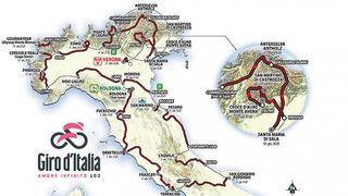 2019 Giro d'Italia official route map