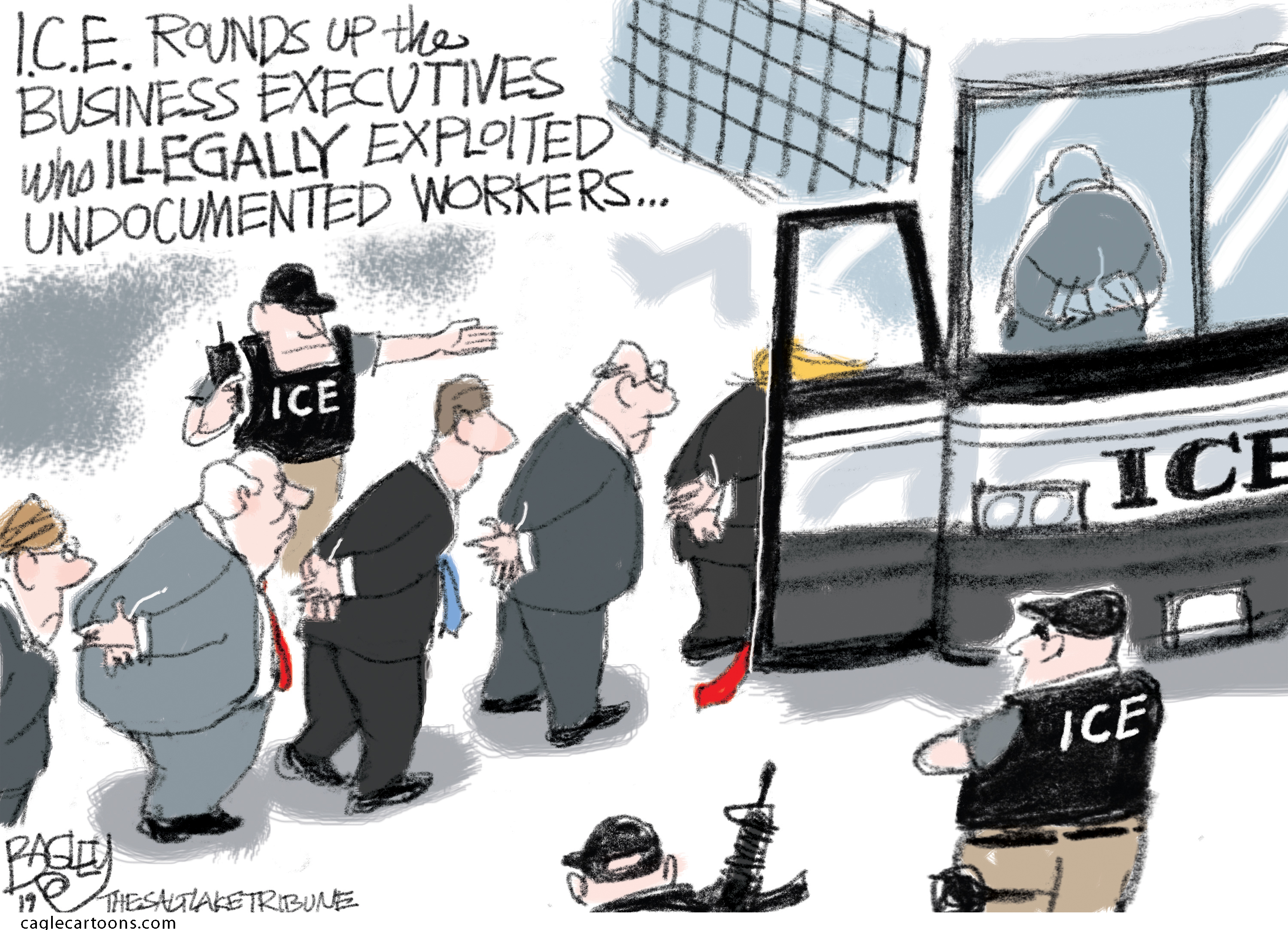 exploitation of workers cartoons