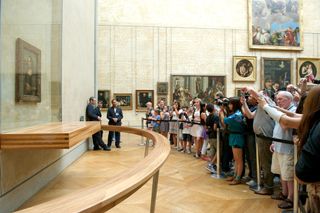 The line to see the Mona Lisa can get quite long.