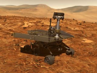 Mars Exploration Rovers art