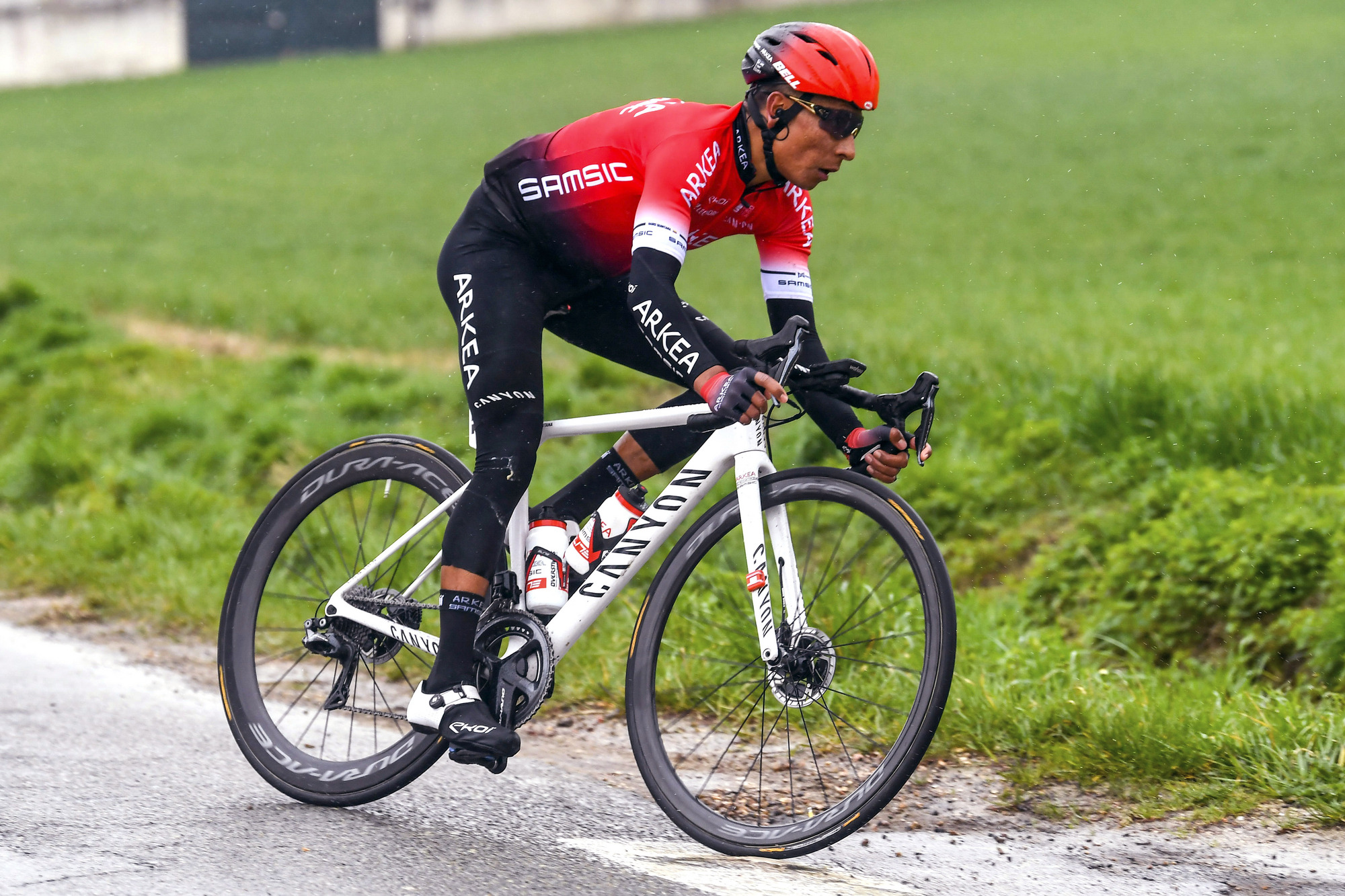 Nairo Quintana Back On The Bike After Training Crash Cyclingnews
