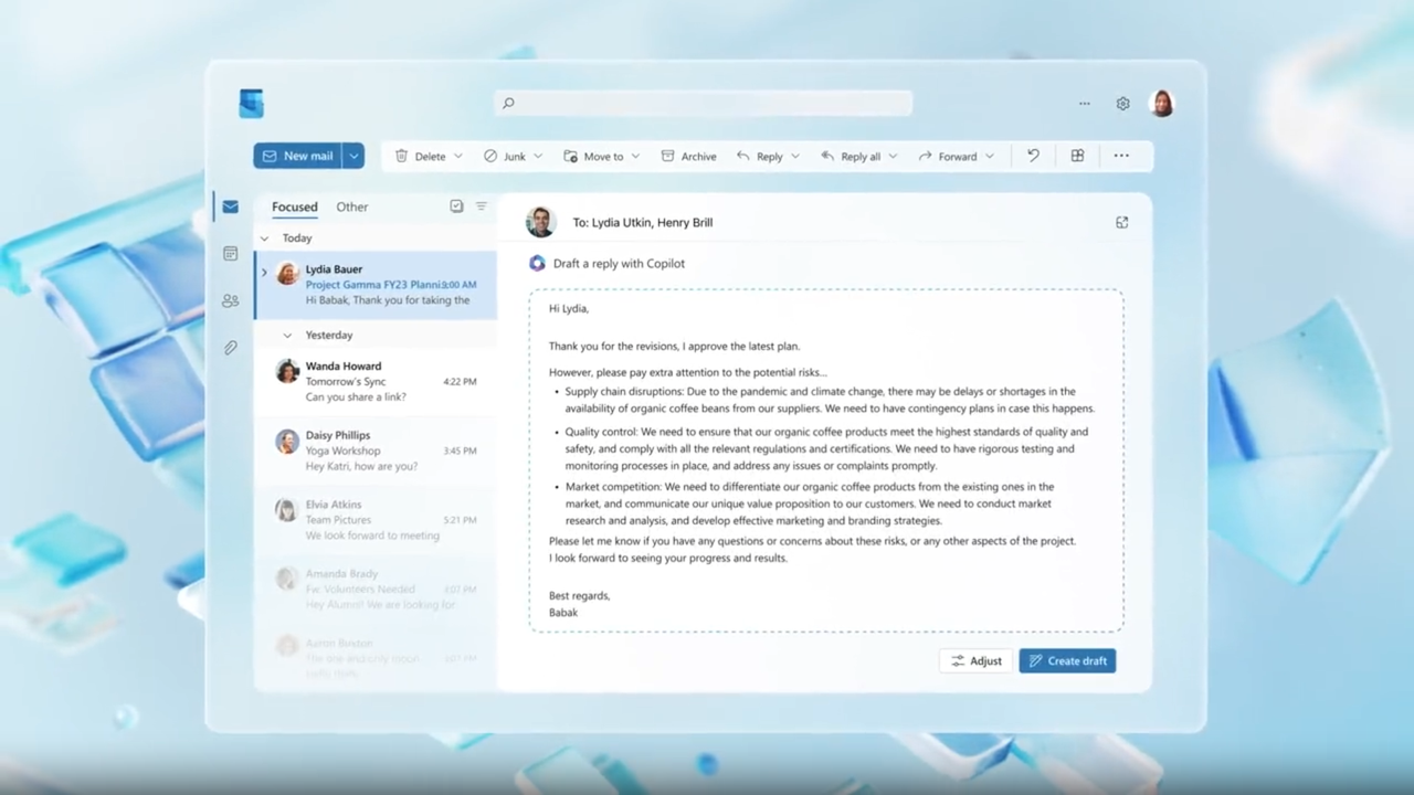 Microsoft 365 Copilot AI features