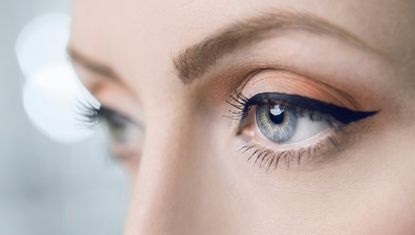 Close-Up Of Woman Eyes - stock photo