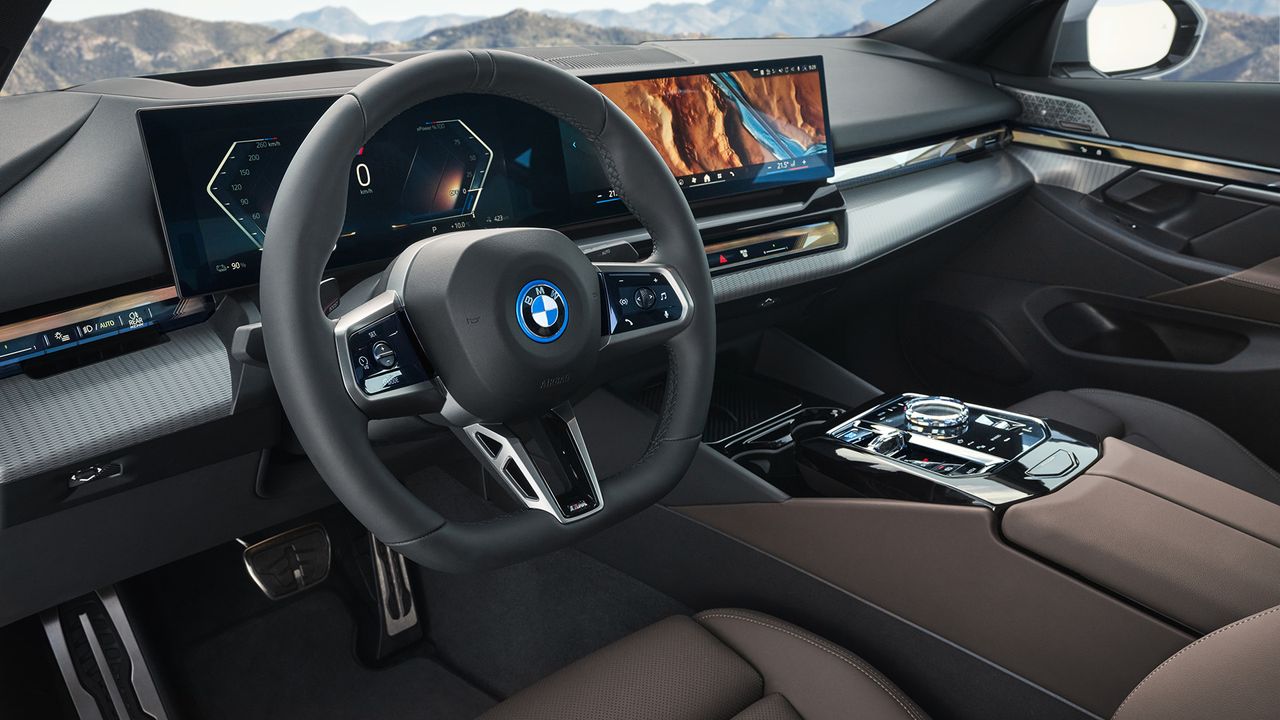 BMW 5 series i5 electric car