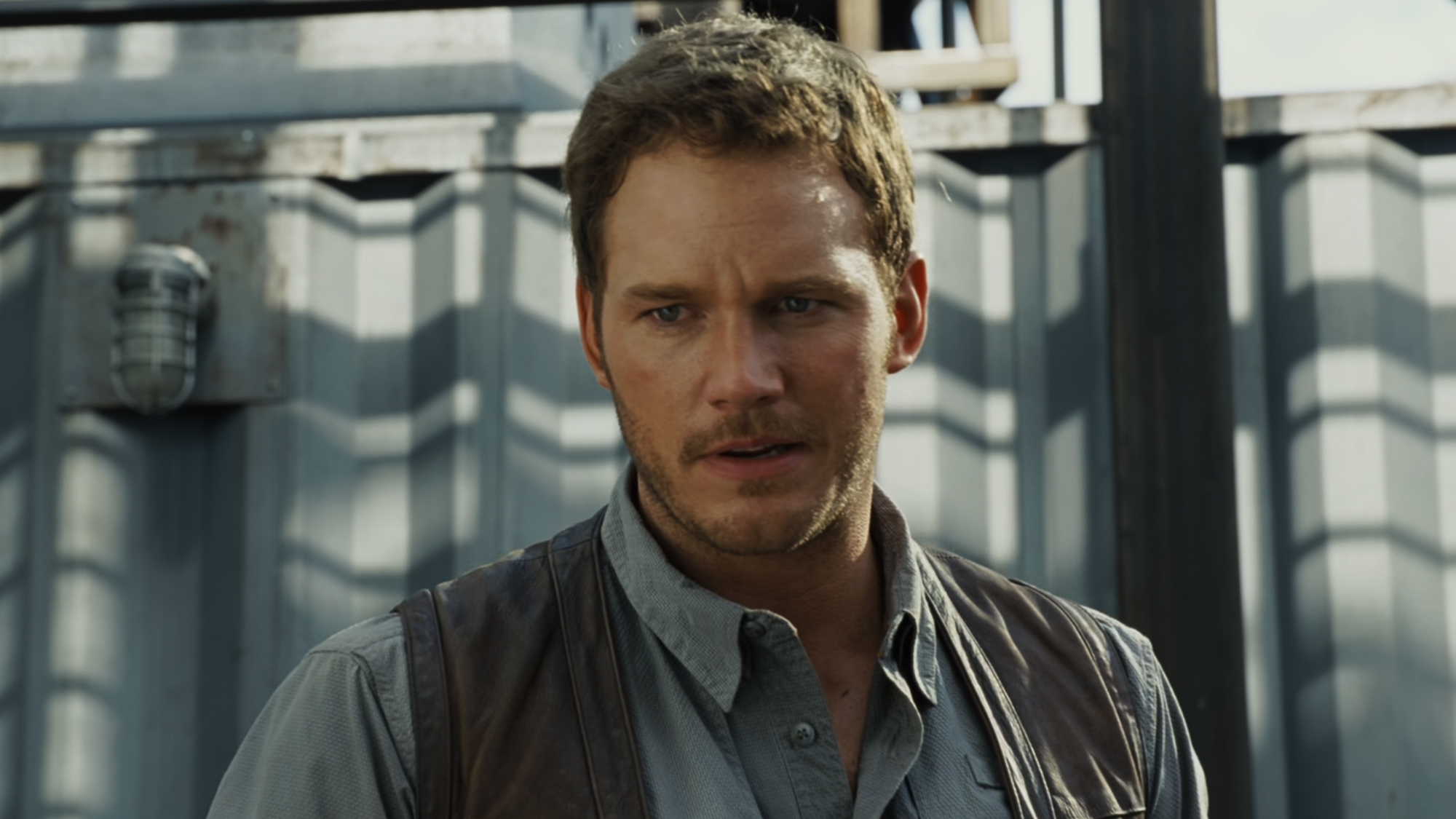 Chris Pratt in Jurassic World.