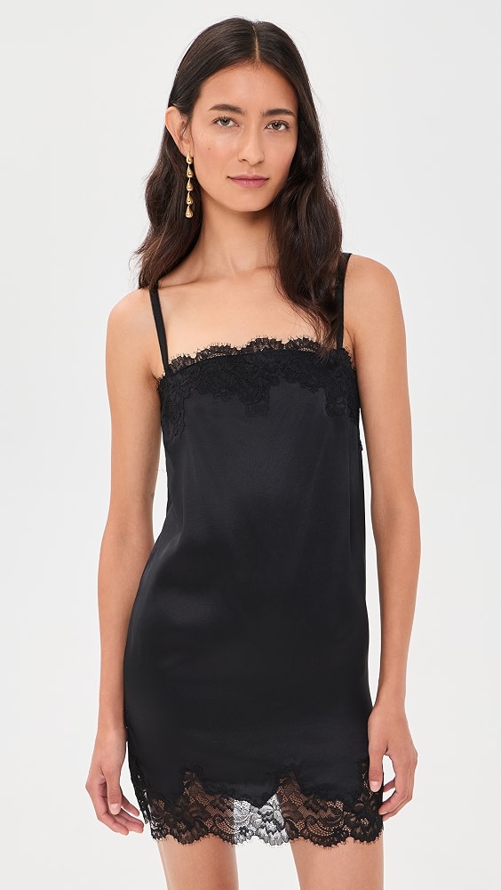 Emma-Rose Silk Dress - Black