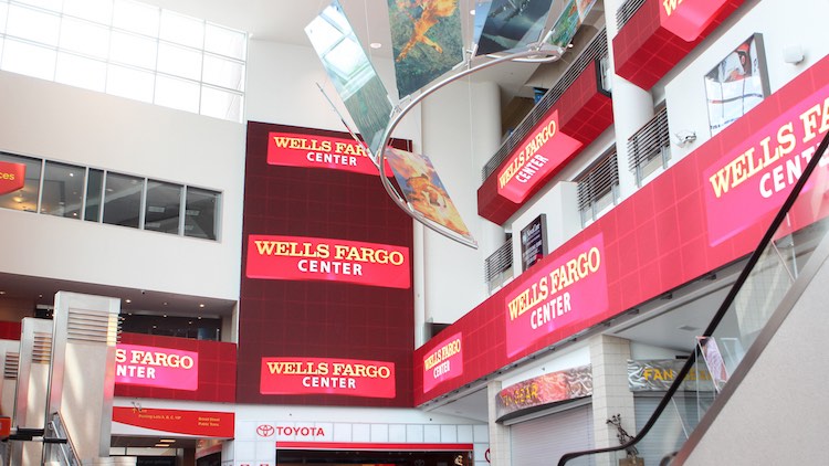 ANC Installs LED Display Enhancements at Wells Fargo Center