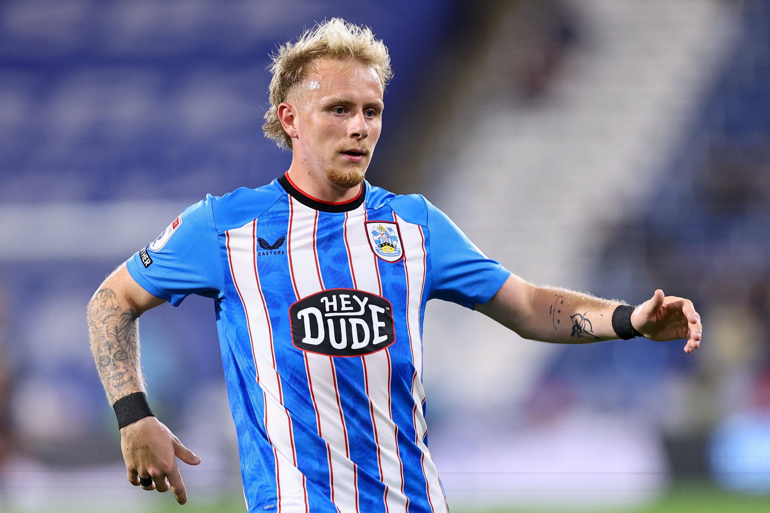 Huddersfield Town striker Joe Taylor