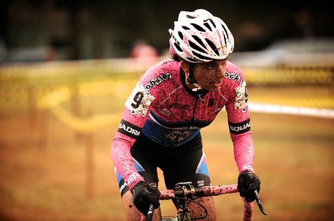Courtney McFadden hangs on to a third place finish