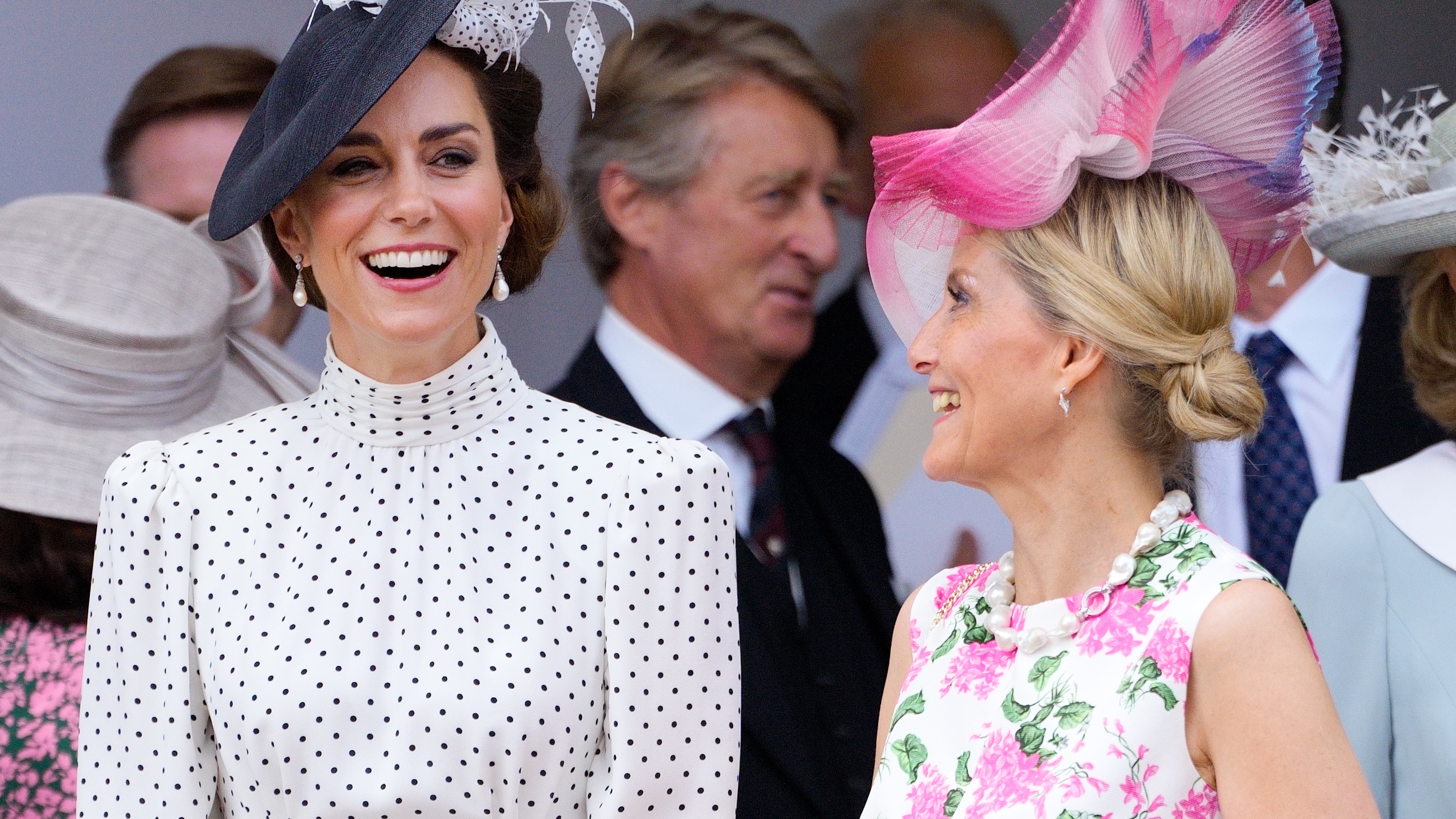 Catherine, Princess of Wales and Sophie, Duchess of Edinburgh attend The Order of The Garter service at St George&#039;s Chapel, Windsor Castle on June 19, 2023