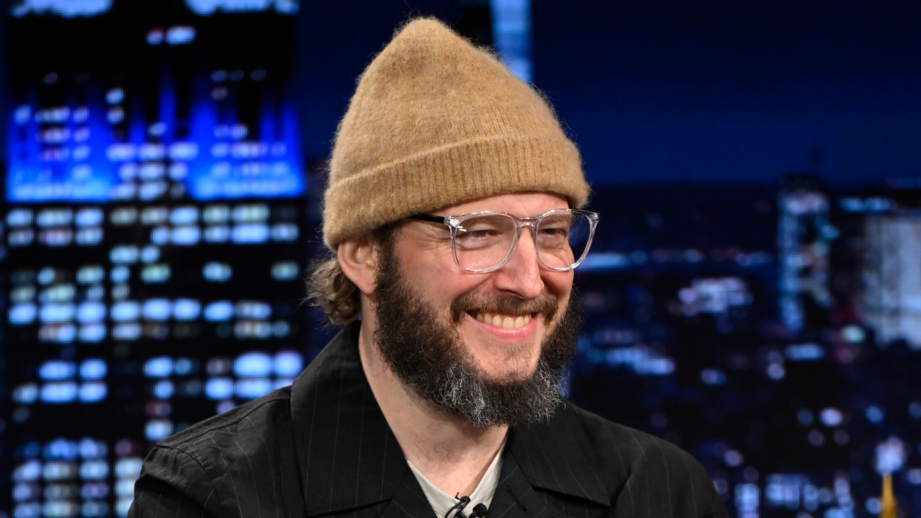 Singer-songwriter Bon Iver during an interview on Wednesday, April 2, 2025