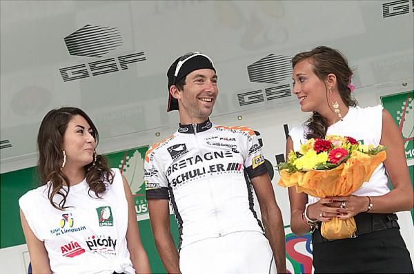 S&eacute;bastien Duret (Bretagne - Schuller on the podium