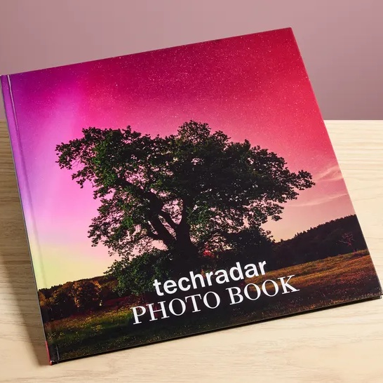 The cover of TechRadar's Cewe photo book.
