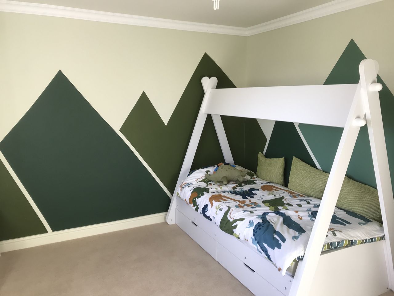 Easy paint idea for a kid&#039;s bedroom