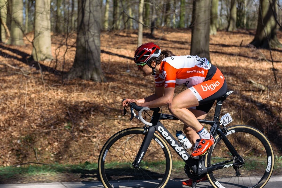 Canadian champion Joelle Numainville (Cervelo Bigla)