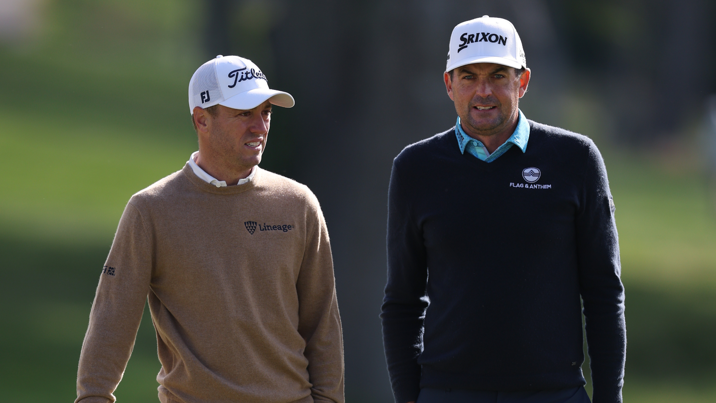 Justin Thomas and Keegan Bradley at the PGA Championship