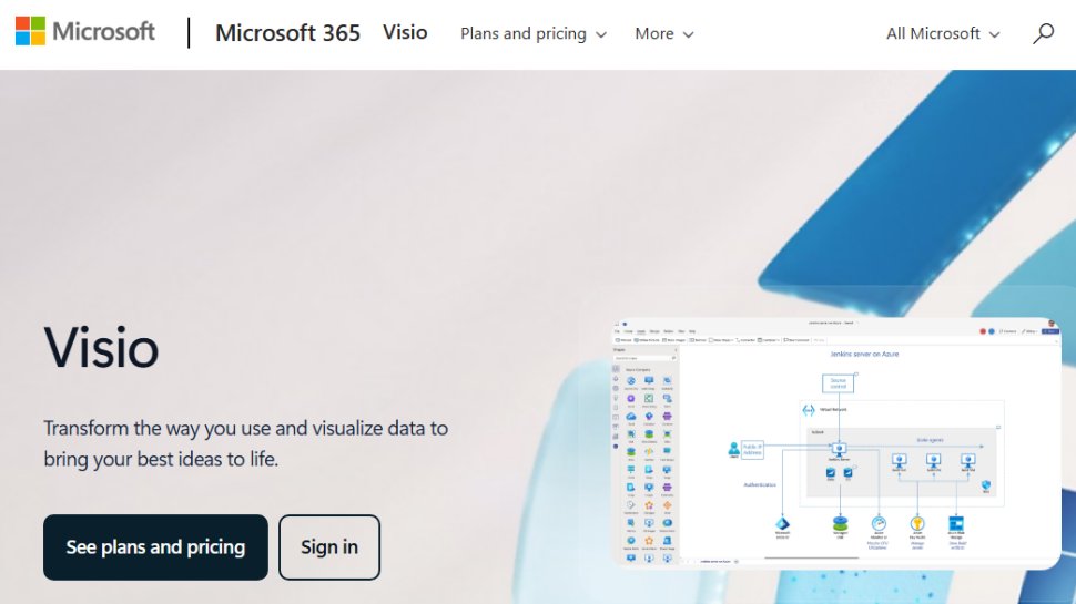 Website screenshot of Microsoft (July, 2025)