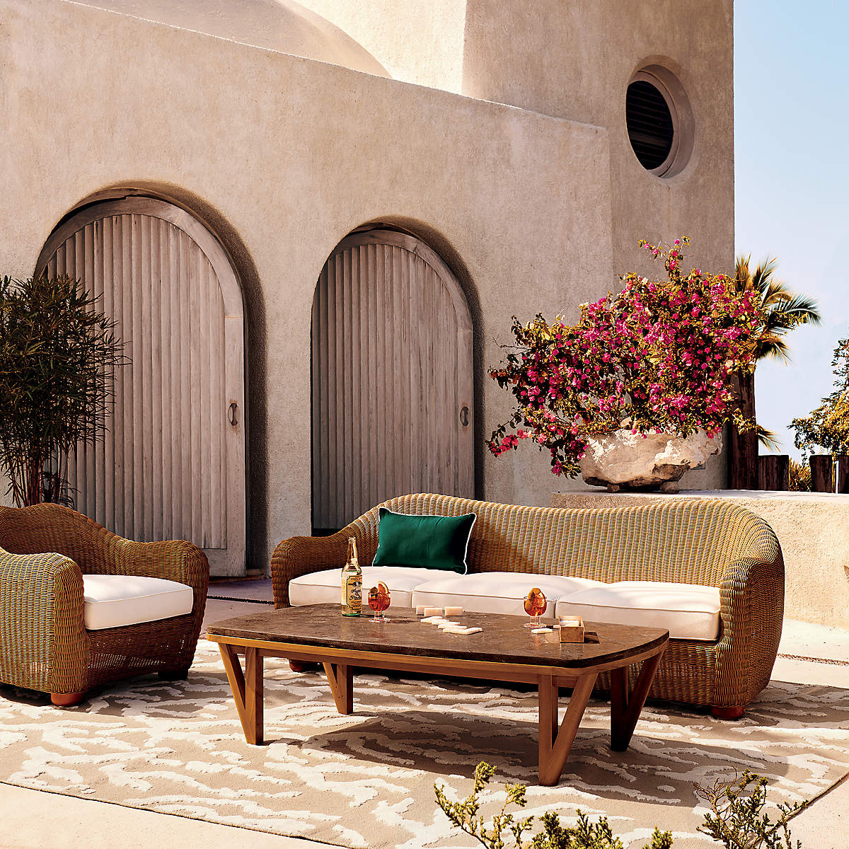 CB2 outdoor furniture