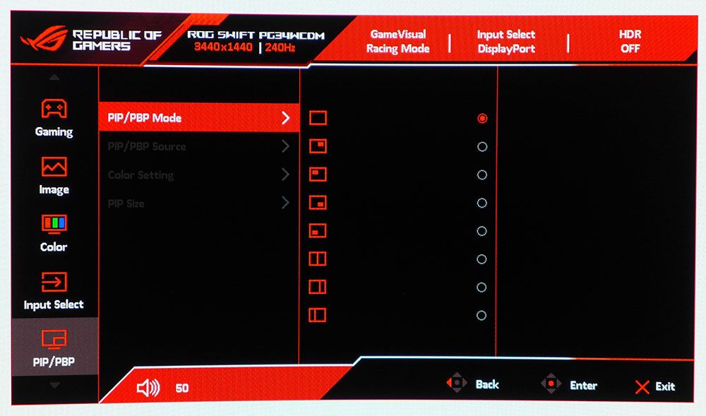 Asus ROG Swift PG34WCDM