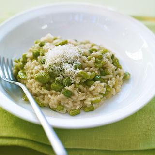 Freezer Greens Risotto