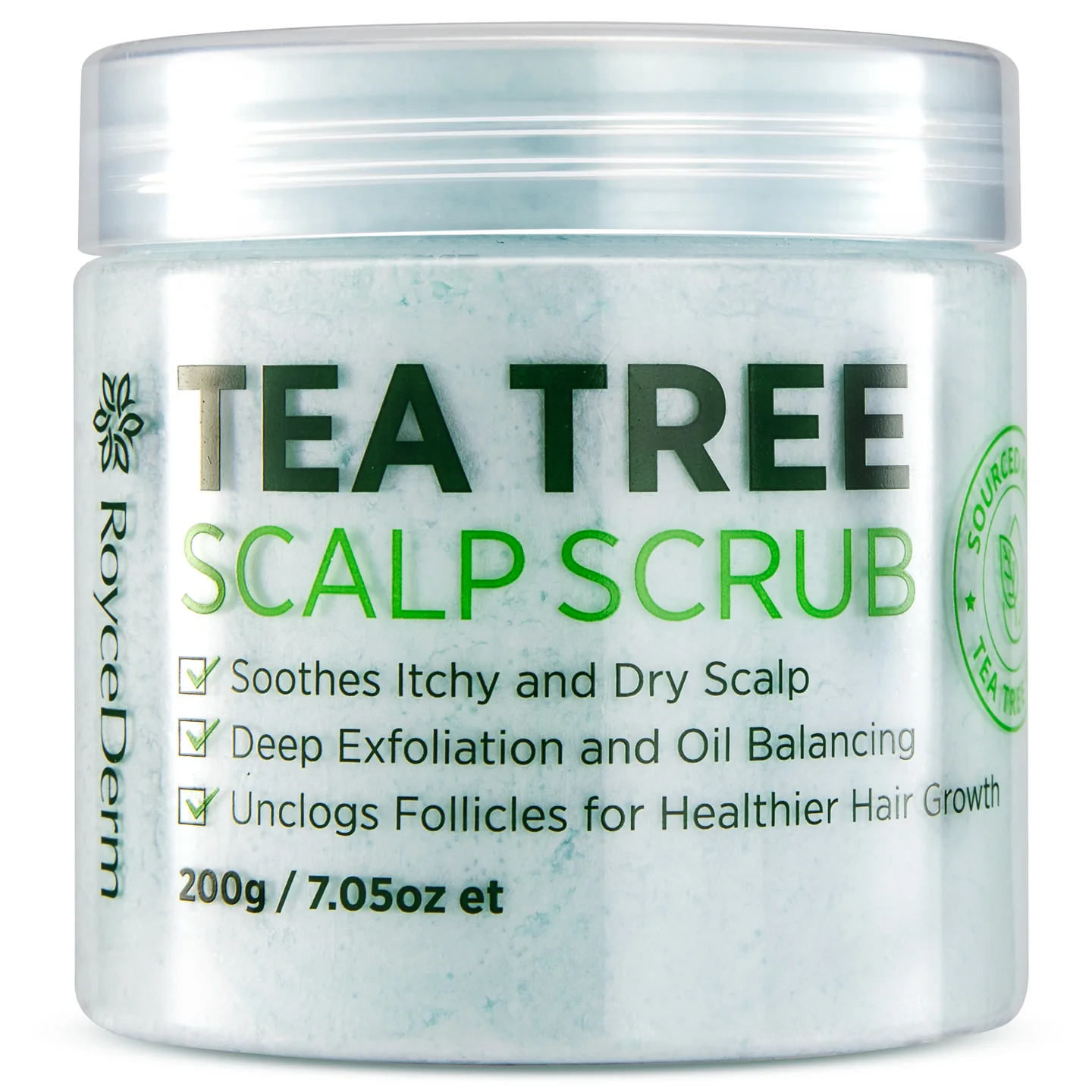 Roycederm, Tea Tree Scalp Scrub