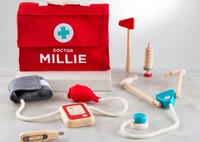 Personalised Wooden Doctors Set Toy - £56 | Not On The High Street