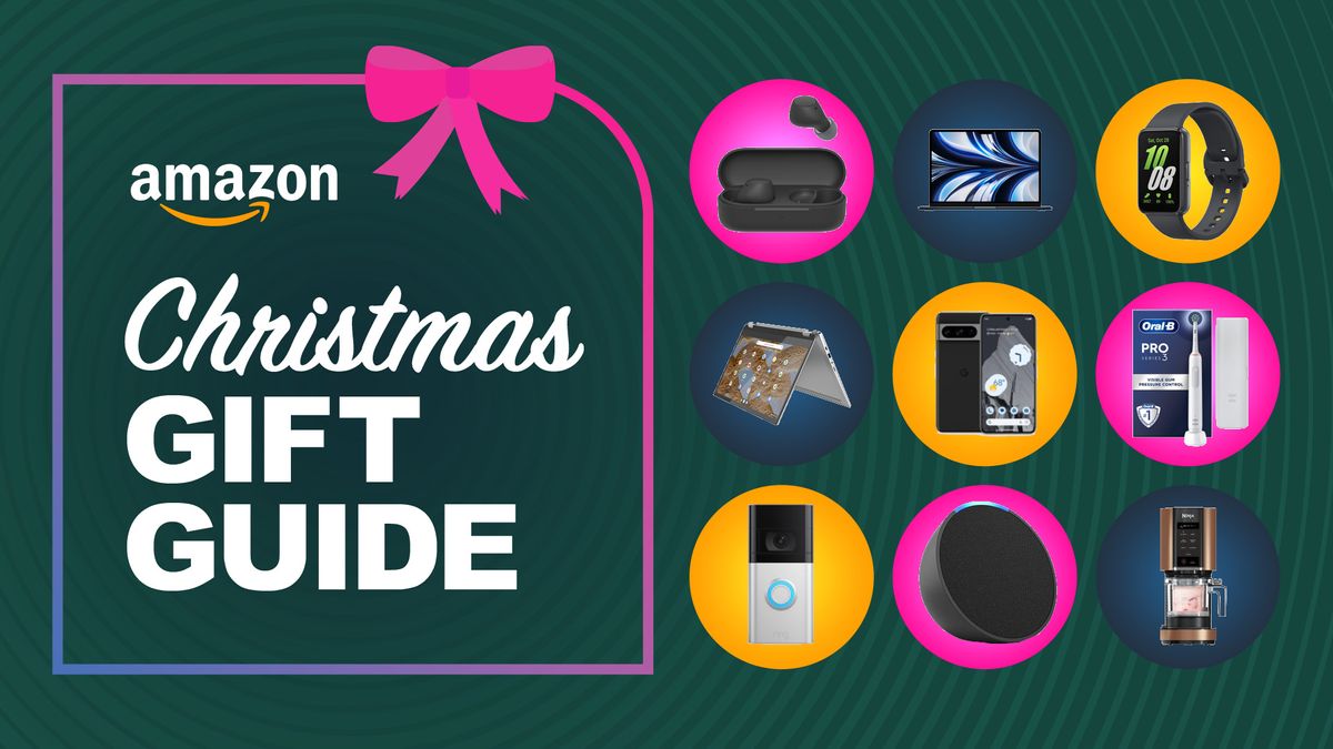 Collage of tech products from the Amazon UK last minute deals sale, including Sony earbuds, Macbook, Pixel phone, Echo Dot, Oral-B toothbrush and Ring Doorbell