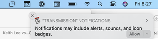macOS Big Sur notifications
