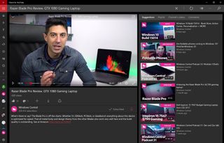 Client for YouTube also supports that all-important dark mode!