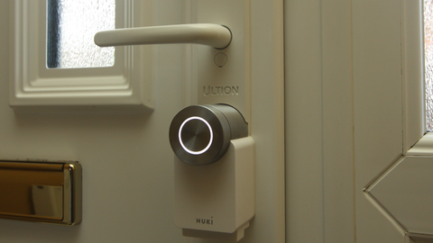 Ultion Nuki Plus fitted on a front door