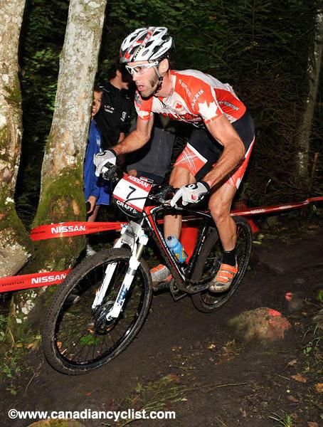 Canadian champion Geoff Kabush (Maxxis-Rocky Mountain) finished down in 21st.