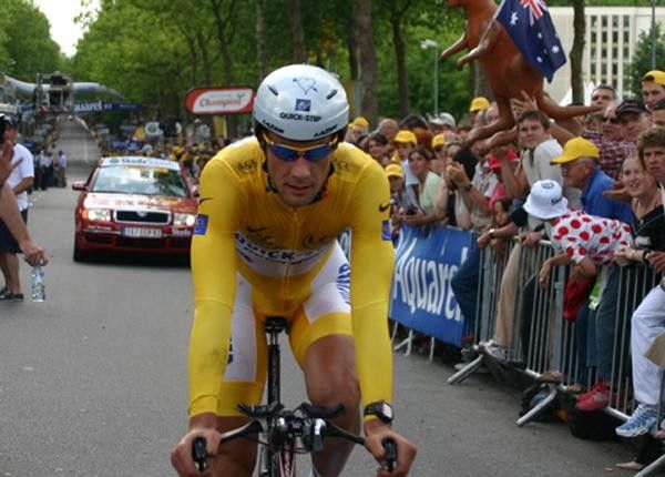 Tom Boonen has finished his time trial.