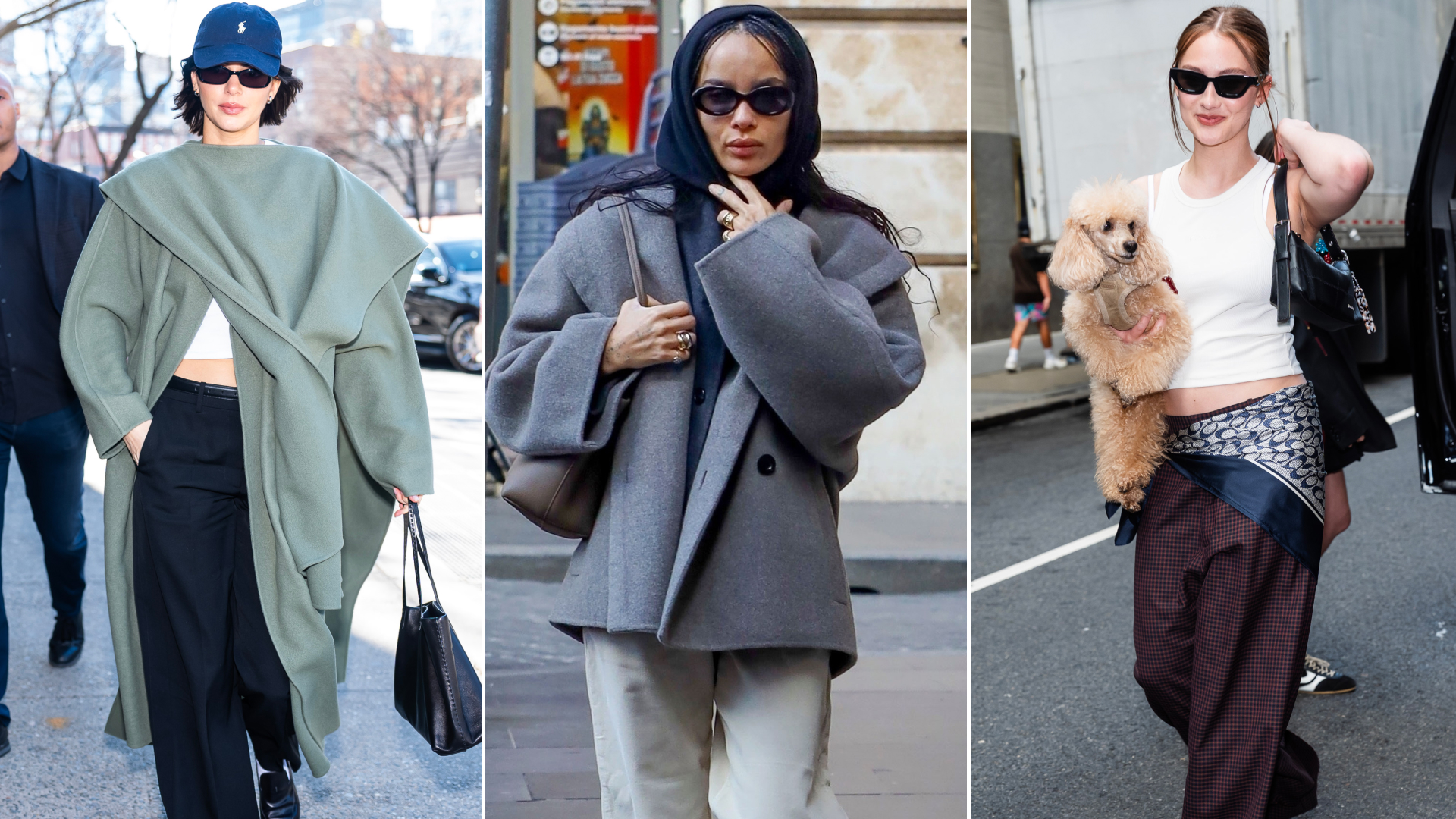 celebrities wearing scarves in 2025