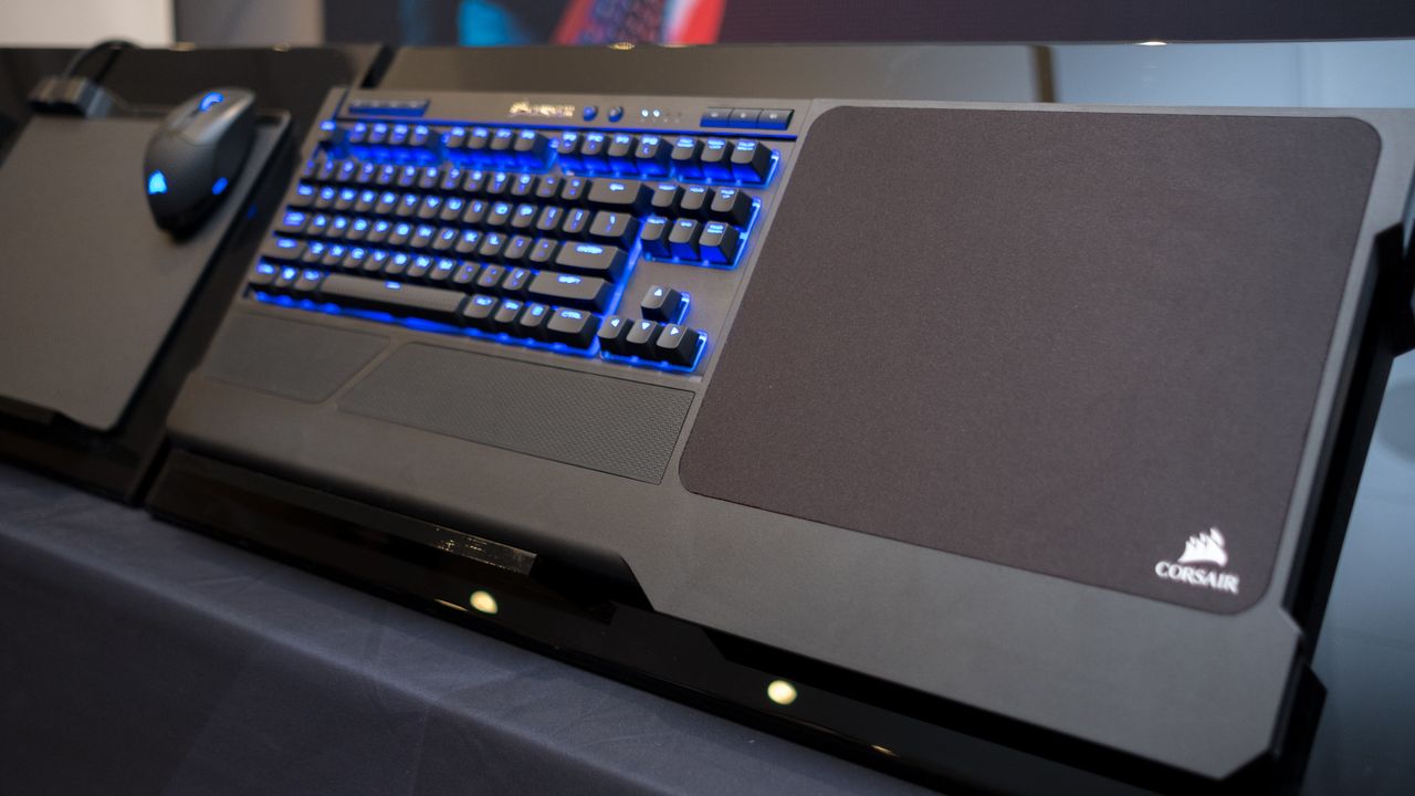 Strapped into the new wireless Lapboard