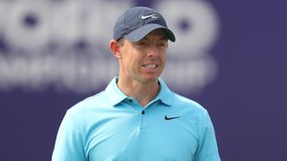 Rory McIlroy during a DP World Tour Championship practice round