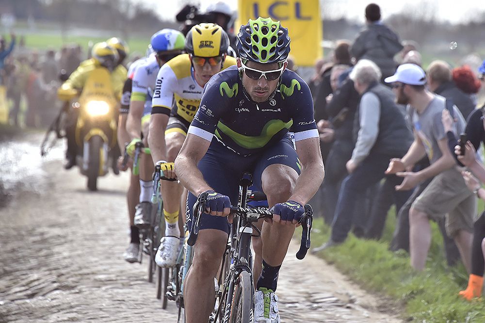 Imanol Erviti (Movistar) had a breakout Paris-Roubaix