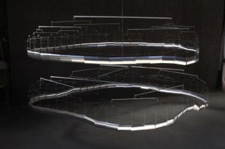 Two Oculi, 2008-2020 by American kinetic artist Tim Prentice