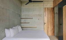 Sri Lankan Tropical Modernist-style beach hotel room