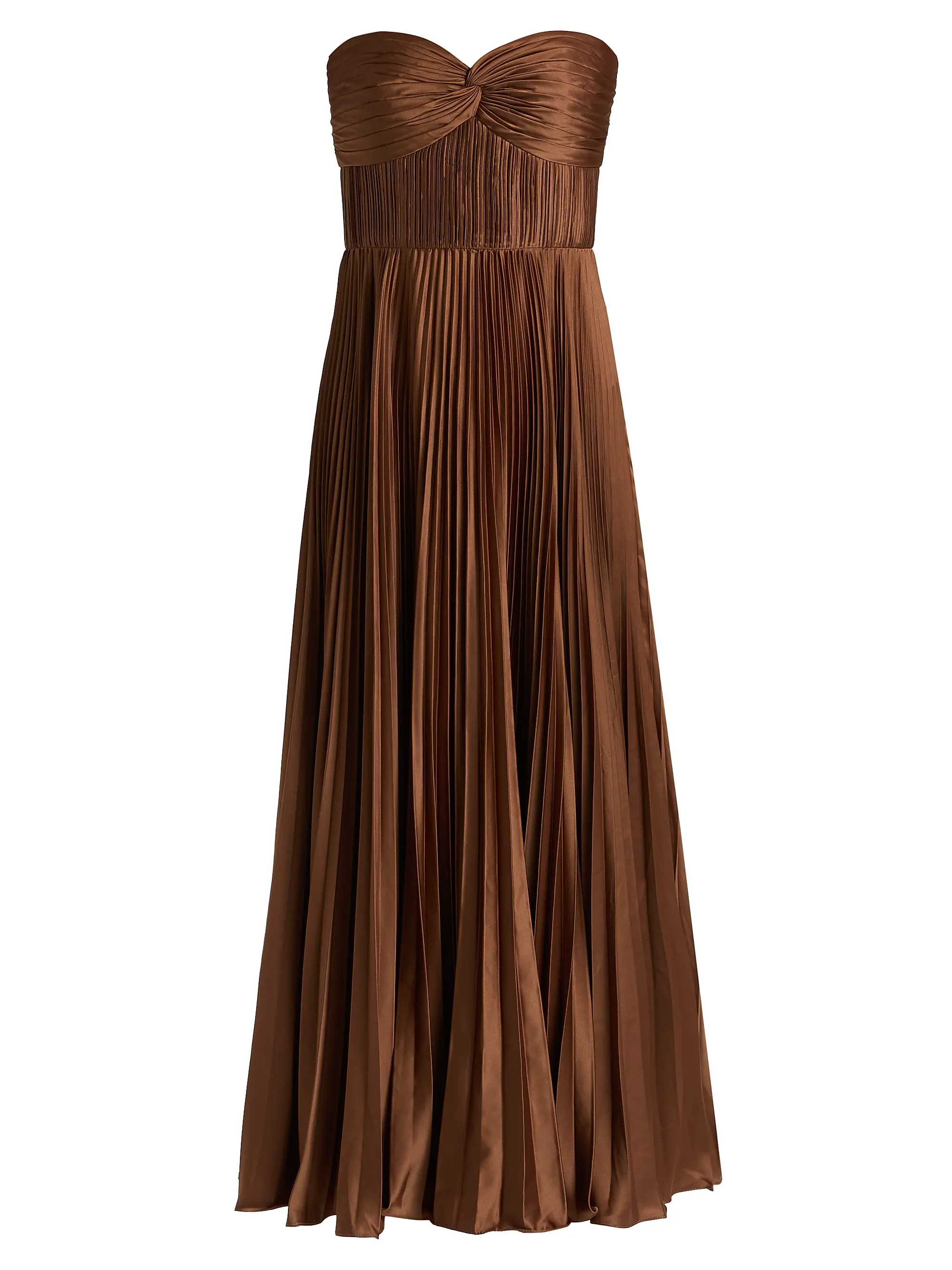 Pleated Strapless Belle Dress