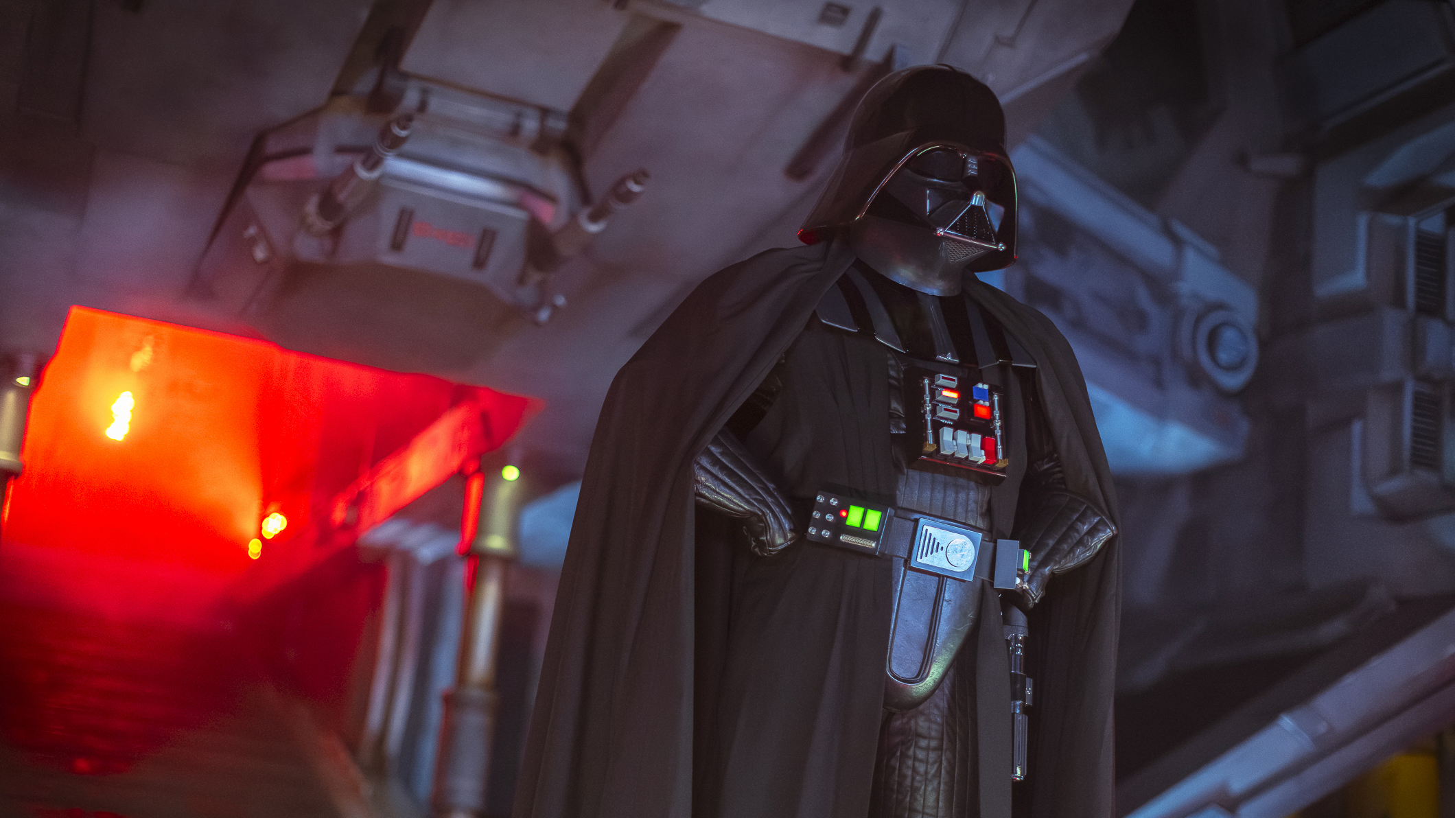 -Darth Vader at Disneyland's Galaxy Edge