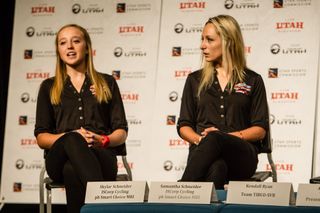 The Schneider sisters talk about racing together.